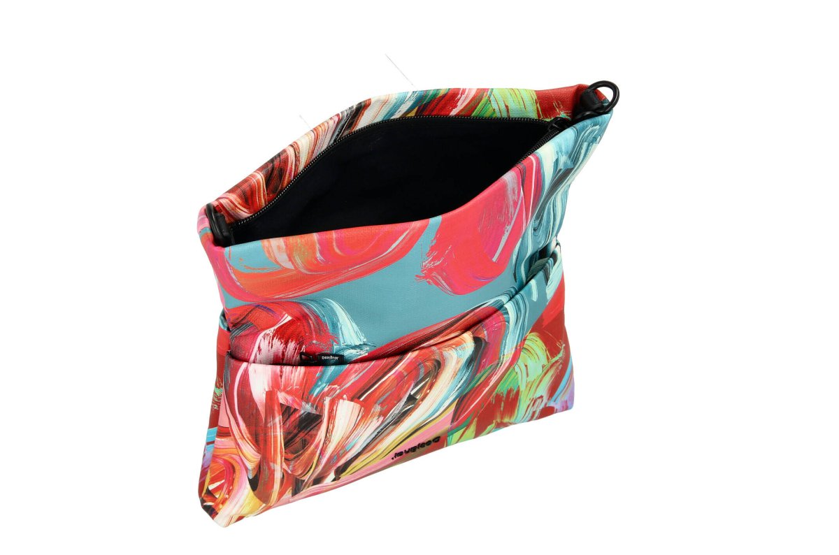 DESIGUAL – Bolso de Mujer Bandolera Multicolor Valhalla Miami 28x20x3 cm 21SAXABJ - Imagen 5