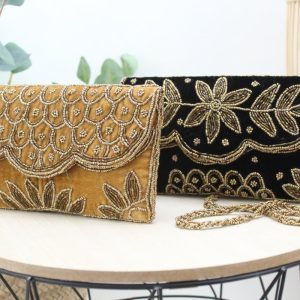 Cartera-bandolera terciopelo