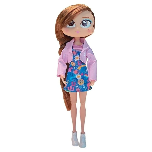 DISTROLLER – Muñeca Distroller Tinga Teen Tokers Chamoy y Amiguis 25 cm con Guitarra y Accesorios Original - Imagen 9