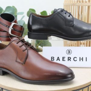 Zapato de vestir marca Baerchi, todo en piel,ref1090