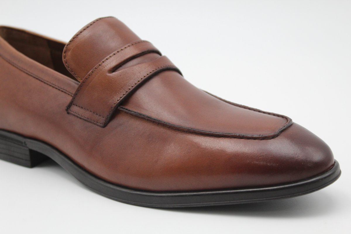 Mocasín de vestir marca Baerchi todo en piel,ref1092 - Imagen 6