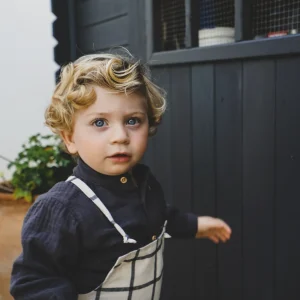 Camisa de niño gris oscuro | Cocote & Charanga