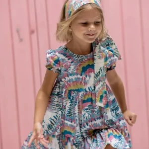 Vestido de niña estampado Cocote & Charanga