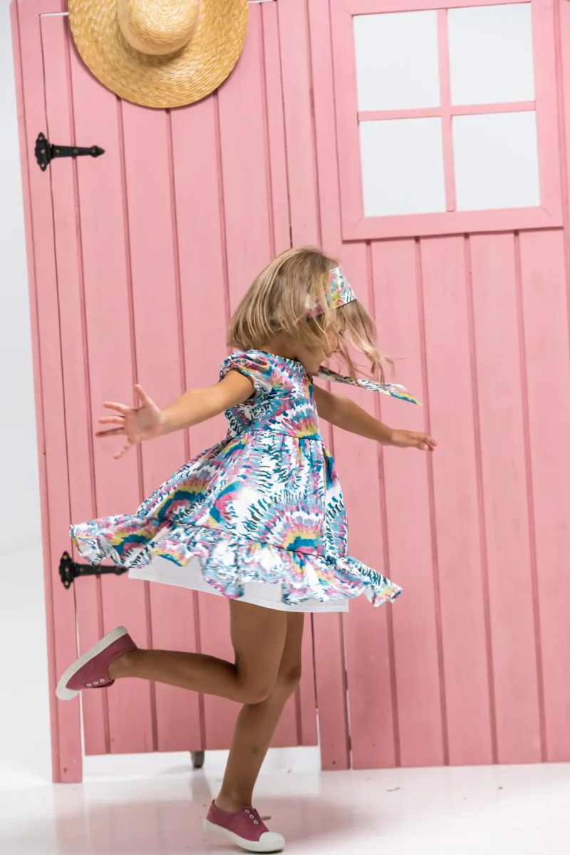Vestido de niña estampado Cocote & Charanga - Imagen 4