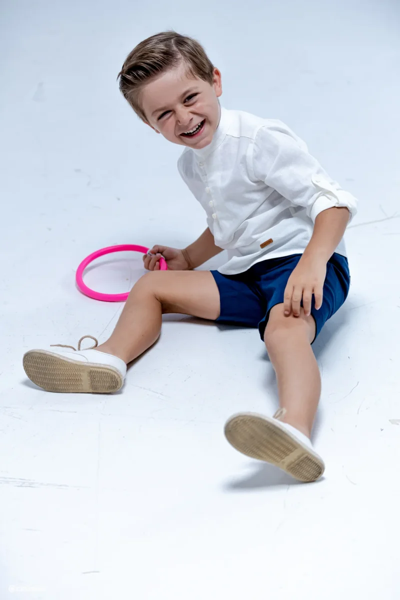 Camisa de niño color blanco Cocote & Charanga - Imagen 4