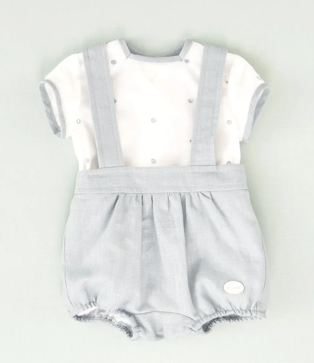 Conjunto ranita topo celeste bebé niño - Imagen 3
