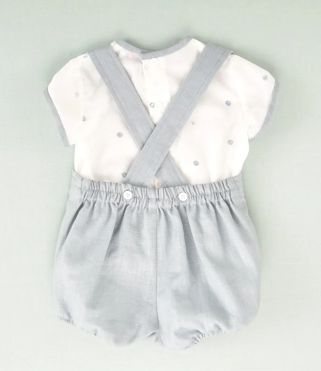 Conjunto ranita topo celeste bebé niño - Imagen 4