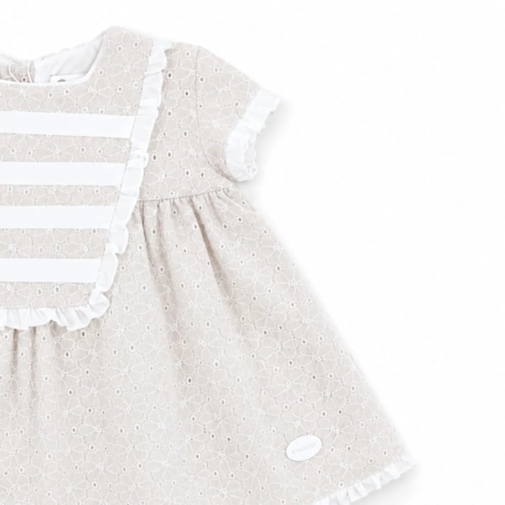 Conjunto bebé niña vestido y braguita | Cocote by Charanga - Imagen 4