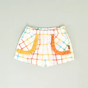 Bermuda multicolor tie dye niña