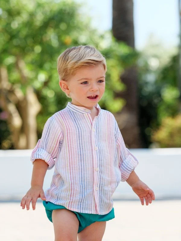 Camisa niño de rayas - Imagen 4