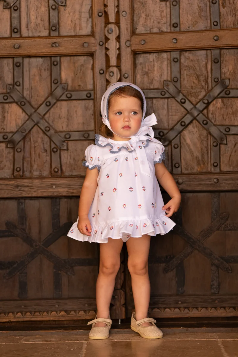 Conjunto bebé niña con capota y cubrepañal | Cocote by Charanga - Imagen 7