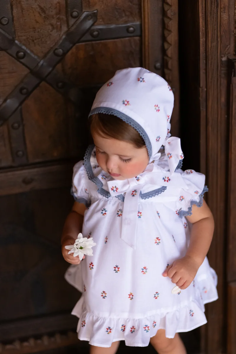 Conjunto bebé niña con capota y cubrepañal | Cocote by Charanga - Imagen 5