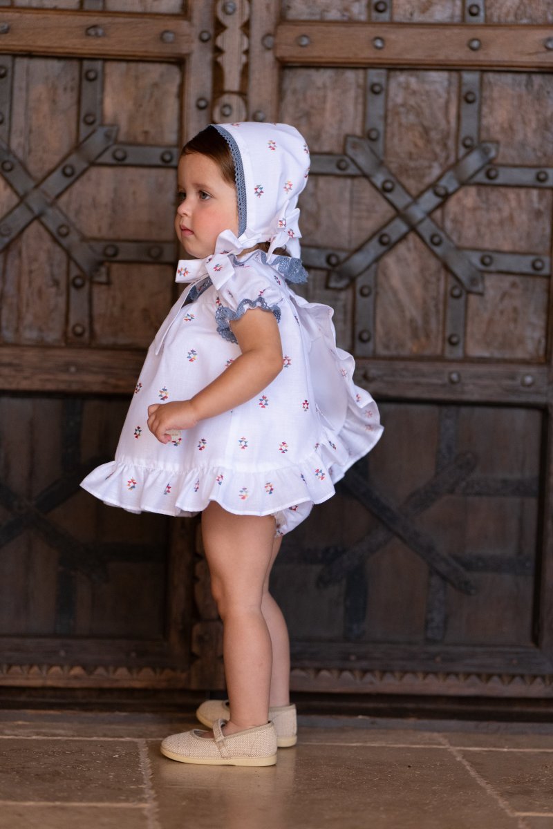 Conjunto bebé niña con capota y cubrepañal | Cocote by Charanga - Imagen 6