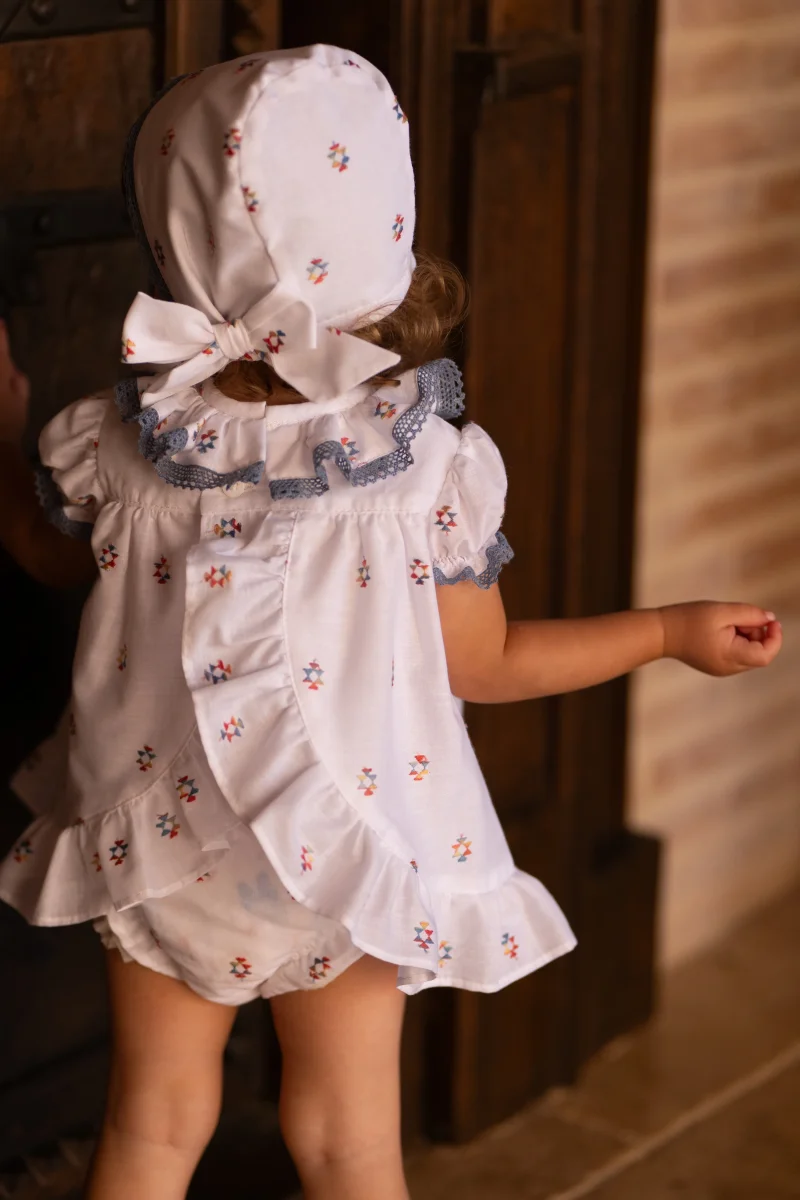 Conjunto bebé niña con capota y cubrepañal | Cocote by Charanga - Imagen 4
