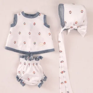 Conjunto recién nacido estampado con capota | Cocote by Charanga