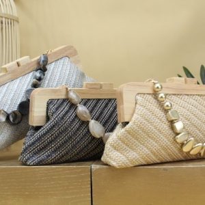 cartera fiesta rafia