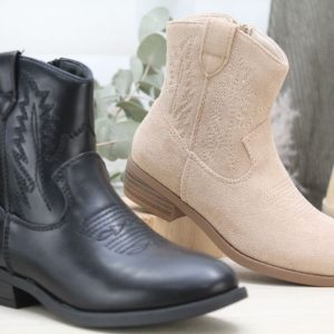 Botin estilo cowboy para niña del 28 al 37