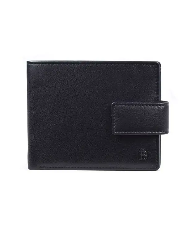 Cartera MIGUEL BELLIDO · Billetero con Monedero · En Piel · RFID · Color Negro - Imagen 2