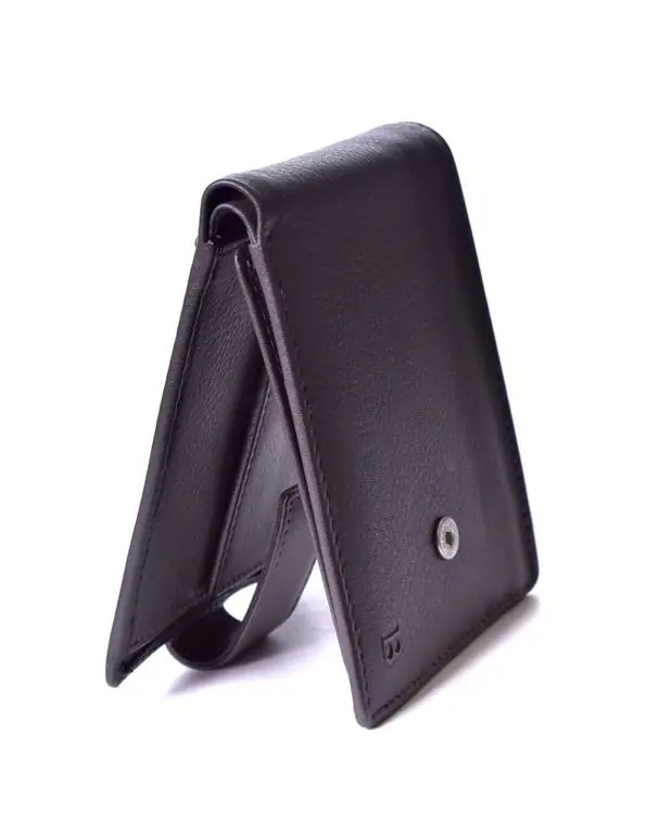Cartera MIGUEL BELLIDO · Billetero con Monedero · En Piel · RFID · Color Negro - Imagen 4