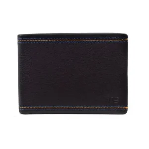 Cartera MIGUEL BELLIDO · Billetero con Monedero · En Piel · RFID · Color Negro