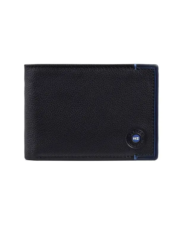 Cartera MIGUEL BELLIDO · Billetero con Monedero · En Piel · RFID · Color Negro y Marrón