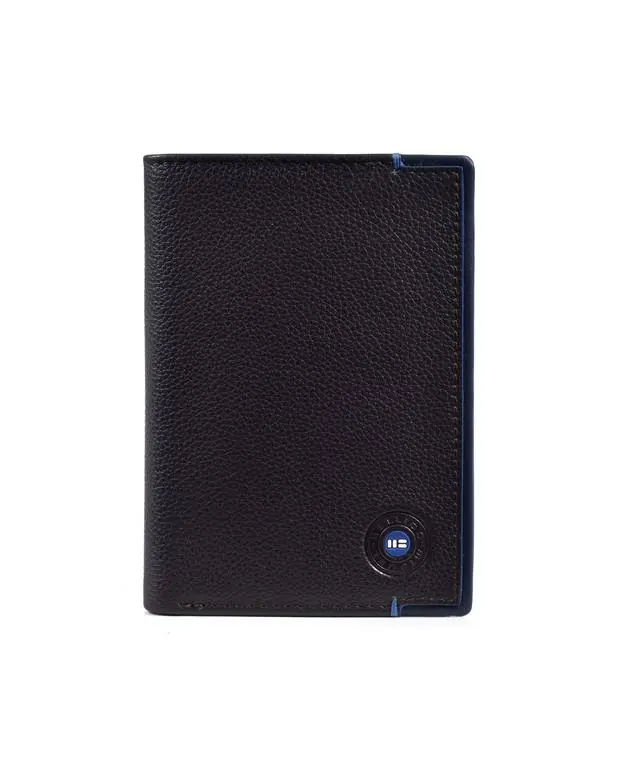 Cartera MIGUEL BELLIDO · Billetero sin Monedero · En Piel · RFID · Color Negro y Marrón