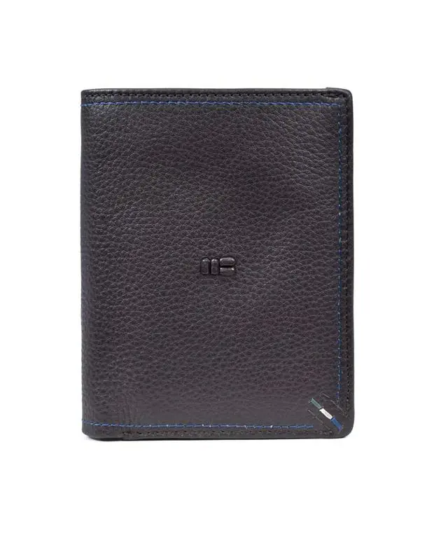 Cartera MIGUEL BELLIDO · Billetero con Monedero · En Piel · RFID · Color Negro y Marrón