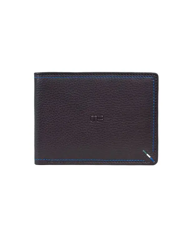 Cartera MIGUEL BELLIDO · Billetero sin Monedero · En Piel · RFID · Color Negro y Marrón - Imagen 2