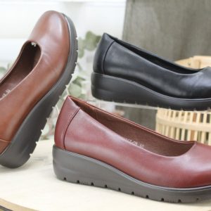Sabrina en suave poli piel con cuña cómoda y ligera de 3.5cm ref31063