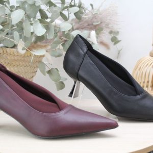 Zapato abotinado con tiras cruzadas elasticas,ref362