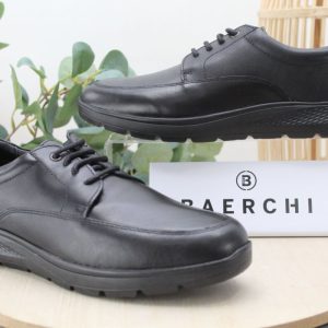 Blucher Baerchi todo en piel con piso ultra ligth,ref1020