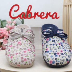 Zapatilla Cabrera vulcanizada en tejido estampado,ref5668