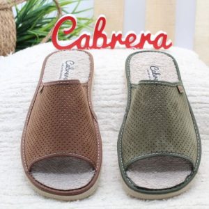 Zapatilla casa Cabrera en microfibra con piso ultraligth,ref2883