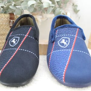 Zapatilla cerrada marca alcalde con piso caucho,ref318