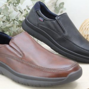 Zapato mocasin para hombre en suve poli piel con piso de latex flexible,ref052