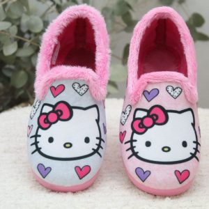 Zapatilla casa para niña marca Alcalde con piso de caucho del 28 al 35,ref13003