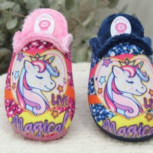Zapatilla destalonada unicornio marca Alcalde,del 30 al 36,ref61031