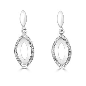 Pendientes Ovalo 0.20 cts