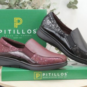Zapato Pitillos todo en piel muy cómodo,ref10702