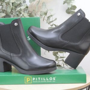 Botin Pitillos con tacón de goma súper cómodo,ref30107