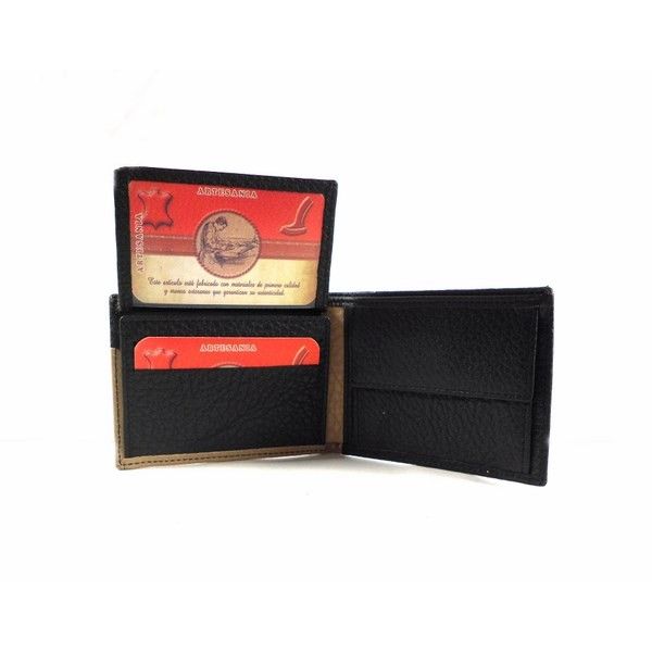 Billetera en piel rugosa Nilo americana para hombre - Imagen 5