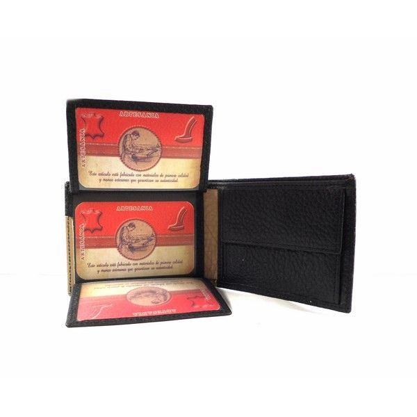 Billetera en piel rugosa Nilo americana para hombre - Imagen 6