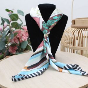 Pañuelo cuello en suave tejido multicolor,ref9