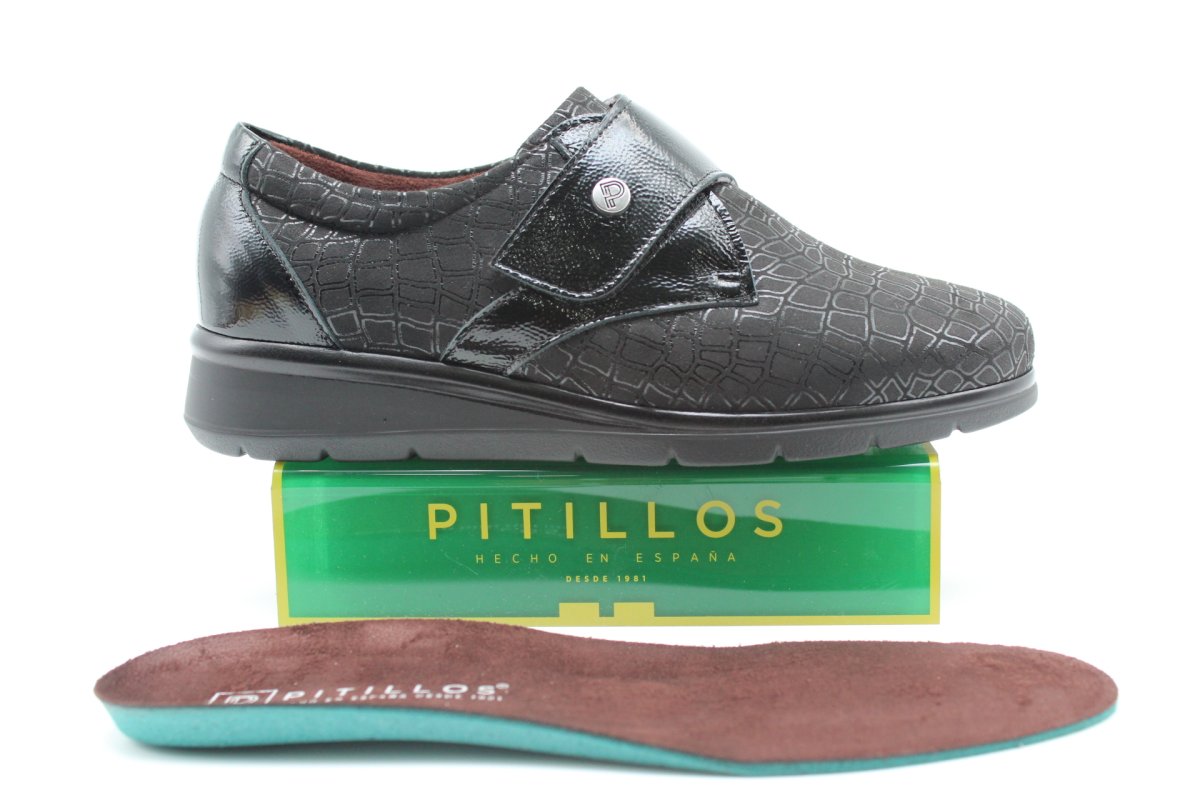 Zapato Pitillos con velcro súper ancho y muy ligero,ref11510 - Imagen 8