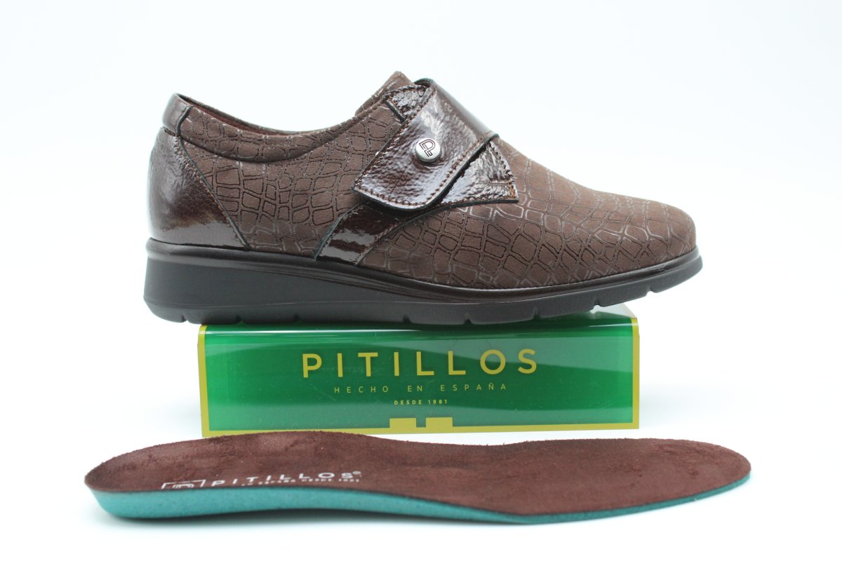 Zapato Pitillos con velcro súper ancho y muy ligero,ref11510 - Imagen 3