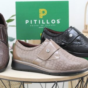 Zapato Pitillos con velcro súper ancho y muy ligero,ref11510