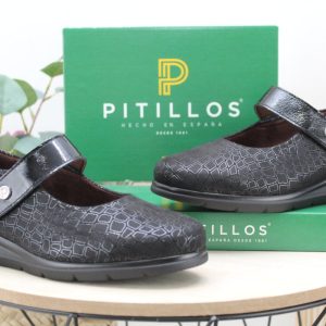 Merceditas Pitillos muy ancha y cómoda con cierre velcro,ref11513