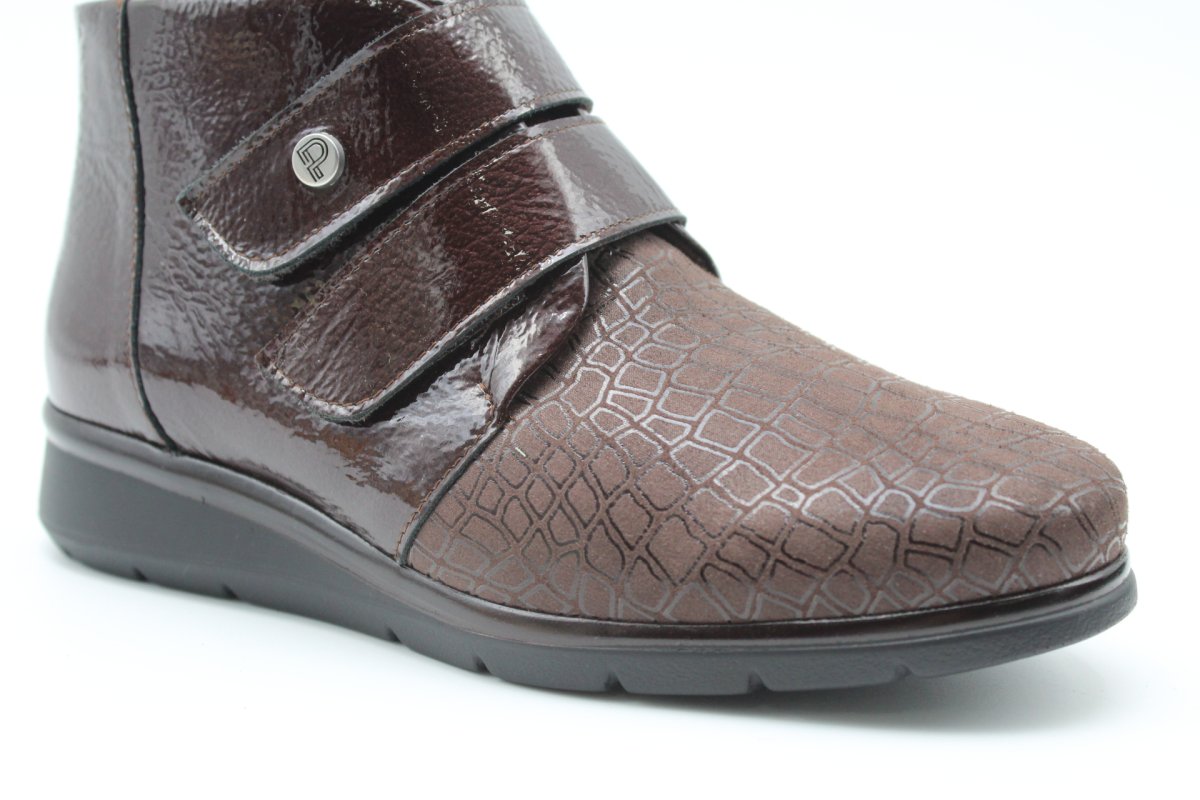 Botín Pitillos con velcro, muy ancho,cómodo y ligero,ref11514 - Imagen 4