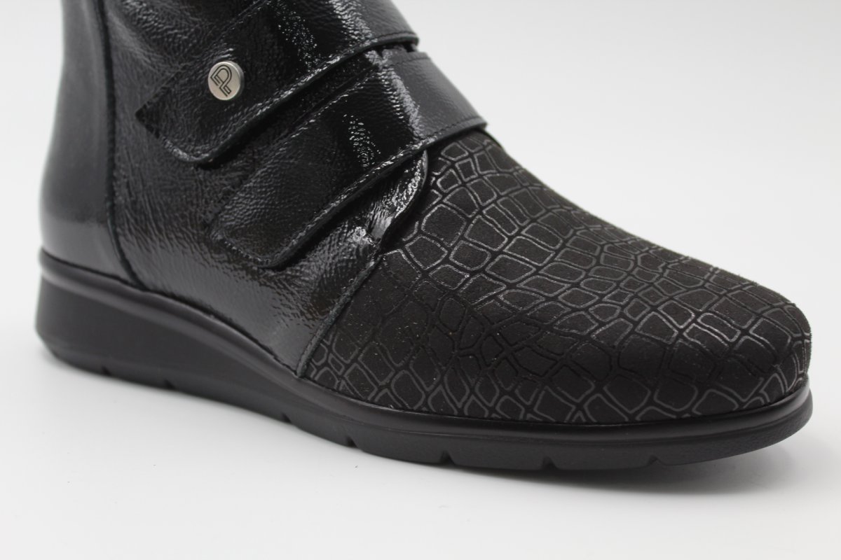 Botín Pitillos con velcro, muy ancho,cómodo y ligero,ref11514 - Imagen 6