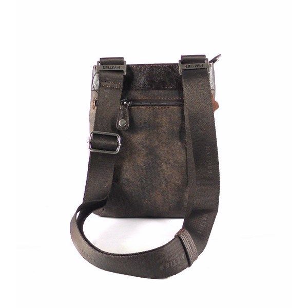 Bandolera hombre plana Matties con cremalleras - Imagen 4